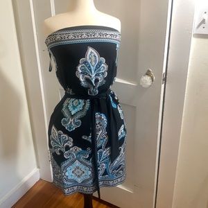 Strapless dress xxs White House black market